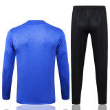 25-26 BAR Blue Half Pull Tracksuit #B25112(半拉链)