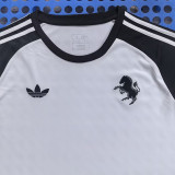 25-26 JUV White Training shirts (黑袖)