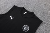 25-26 Man City Black Tank top and shorts suit #D25229