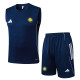 25-26 AL-Nassr Royal blue Tank top and shorts suit #D25213