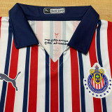 2018 Chivas Guadalajara Club World Cup Home Long Sleeve Retro Soccer Jersey (长袖)