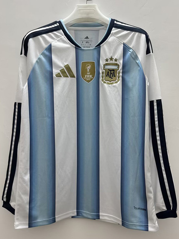 26-27 Argentina Home Long Sleeve Soccer Jersey (长袖)