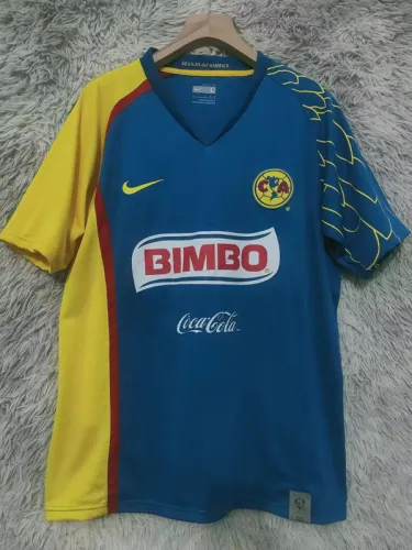 2007-2008 Club America Away Retro Soccer Jersey
