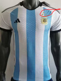 2022-2023 Argentina Home Player Version Retro Soccer Jersey (三星)