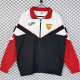 1992-1993 Sevilla White Black Retro Windbreaker