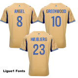 25-26 Marseille Earthy Yellow 1:1 Fans Soccer Jersey