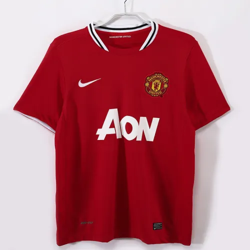 2011-2012 Man Utd Home Retro Soccer Jersey