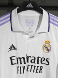 22-23 RMA Home Long Sleeve Player Version Soccer Jersey (长袖球员)