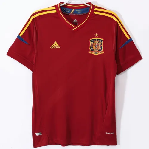 2012 Spain Home Retro Soccer Jersey