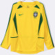 2002 Brazil Home Long Sleeve Retro Soccer Jersey (长袖)