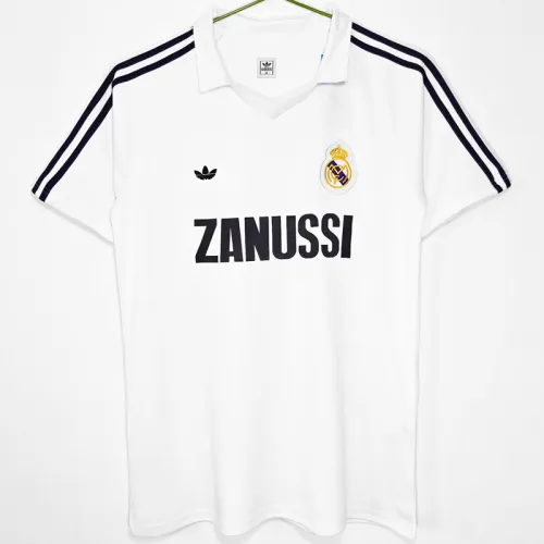 1984-1985 RMA Home Retro Soccer Jersey