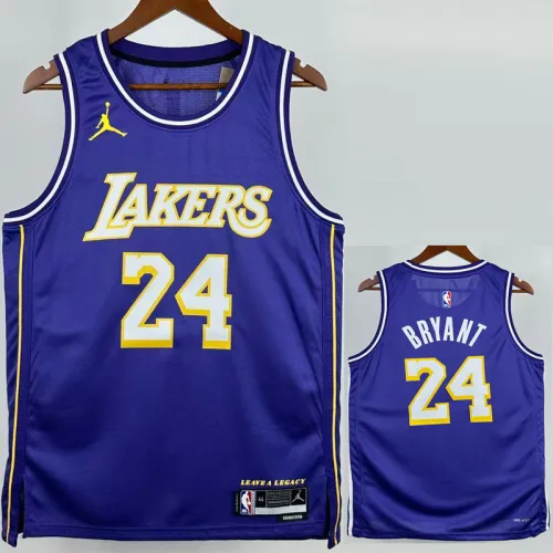 25-26 Lakers BRYANT #24 Purple Top Quality Hot Pressing NBA Jersey