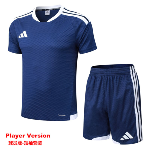 25-26 AD Royal blue Player Version Training Short Suit (球员短套装)#D2506