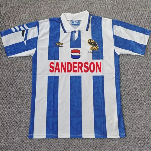 1992-1993 Sheffield Wednesday Home Retro Soccer Jersey