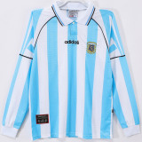 1996-1997 Argentina Home Long Sleeve Retro Soccer Jersey (长袖)