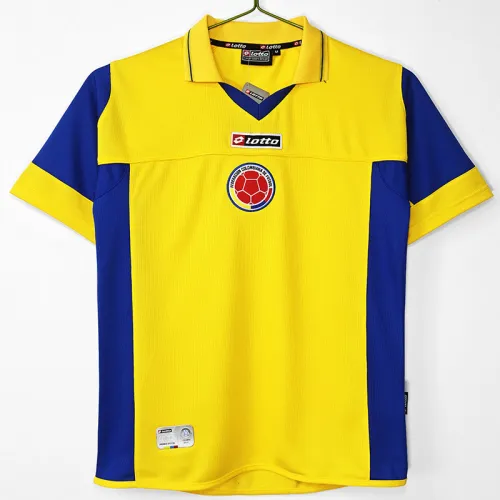 2003-2005 Colombia Home Retro Soccer Jersey