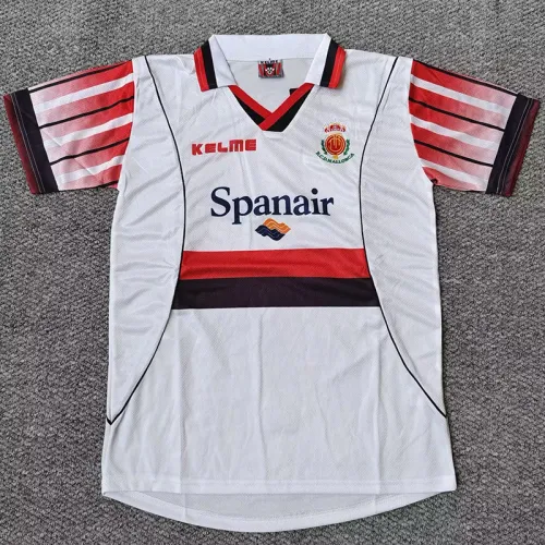 1997-1999 Mallorca White Retro Soccer Jersey
