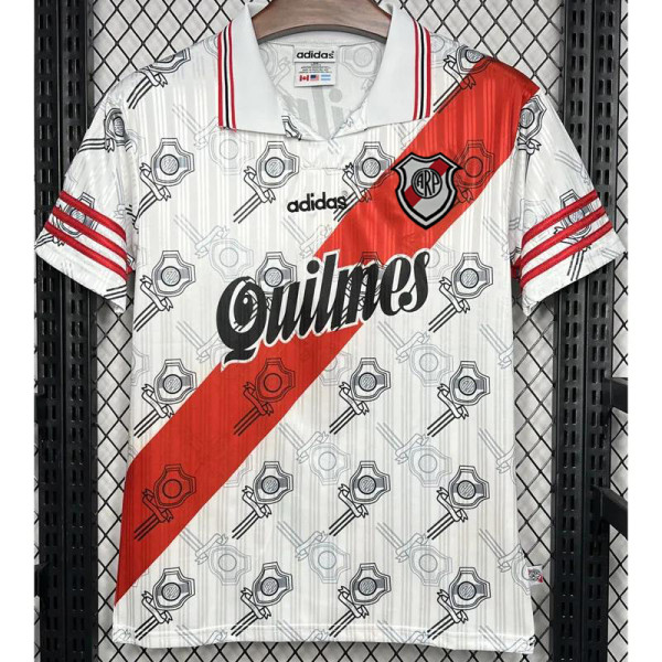 1996-1997 River Plate Home Retro Soccer Jersey