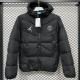 25-26 CV003 PSG Jordan Black Hooded Cotton Coat #棉衣