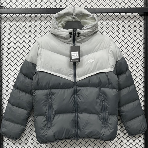 25-26 LT871 NK Gray Hooded Cotton Coat #棉衣