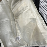 25-26 X9001 AD Black White Hooded Cotton Coat #棉衣