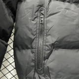 25-26 LT871 NK Black Hooded Cotton Coat #棉衣
