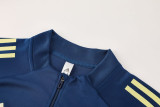 2025 AD Lake blue Half Pull Tracksuit #AB09 (半拉链)