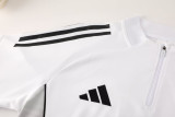 2025 AD White Half Pull Tracksuit #AB09 (半拉链)