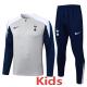 25-26 TOT Light gray Kids Half Pull Tracksuit #E25185(童装)(半拉链)