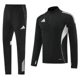 2025 AD Black Half Pull Tracksuit #AB09 (半拉链)