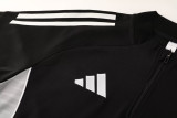 2025 AD Black Half Pull Tracksuit #AB09 (半拉链)