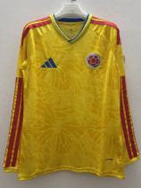 26-27 Colombia Home Long Sleeve Soccer Jersey (长袖)