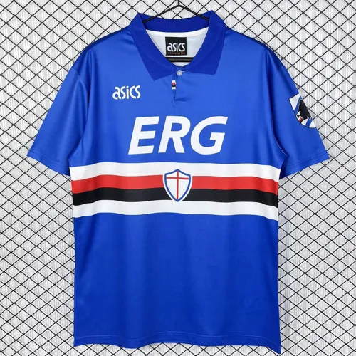 1993-1994 Sampdoria Home Retro Soccer Jersey