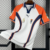 2001 Real Oviedo Away Retro Soccer Jersey (带章)