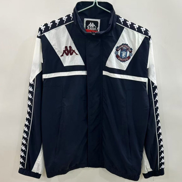 1967 Man Utd Black Retro Windbreaker #刺绣