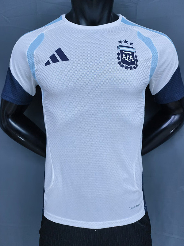26-27 Argentina White Player Version Training shirts
