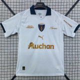 25-26 RC Lens White Goalkeeper Soccer Jersey (全广告)