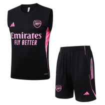 25-26 ARS Black Tank top and shorts suit #D25236