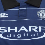 1999-2000 Man Utd Away Kids Retro Soccer Jersey