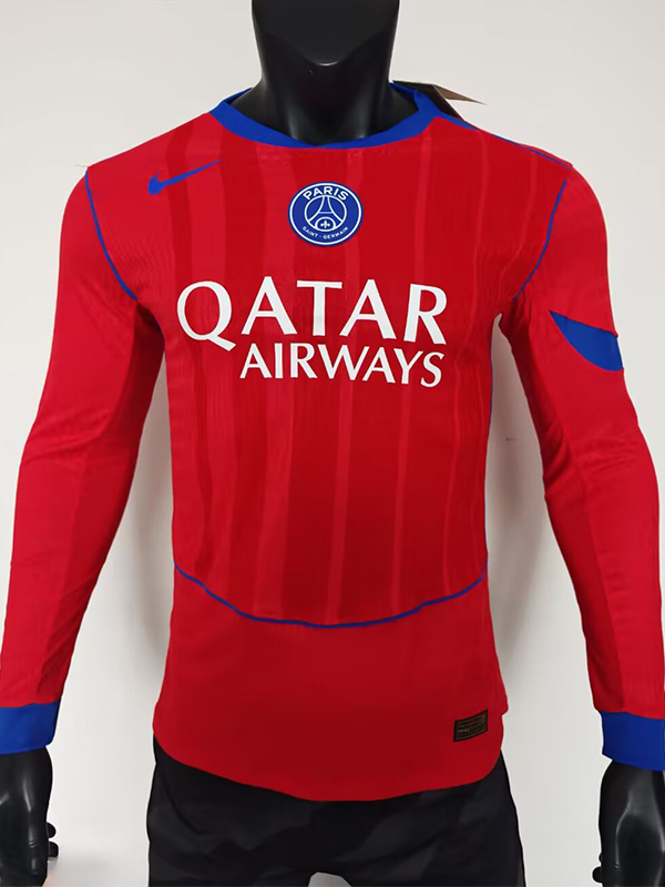 US$ 21.00 - 25-26 PSG Third Long Sleeve Player Version Soccer
