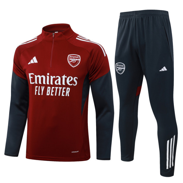 25-26 ARS Jujube red Half Pull Tracksuit #B25125(半拉链)