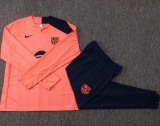25-26 BAR Orange Half Pull Tracksuit #B25136(半拉链)