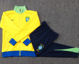 25-26 Brazil Yellow Jacket Tracksuit #A25106