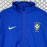 1998 Brazil Blue Retro Windbreaker