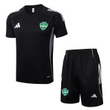 25-26 Al-Ahli Saudi Black Training Short Suit #D25257