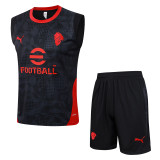 25-26 ACM Black Tank top and shorts suit #D25249
