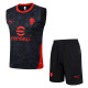 25-26 ACM Black Tank top and shorts suit #D25249