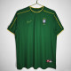 1998 Brazil Green GoalKeeper Retro Soccer Jersey
