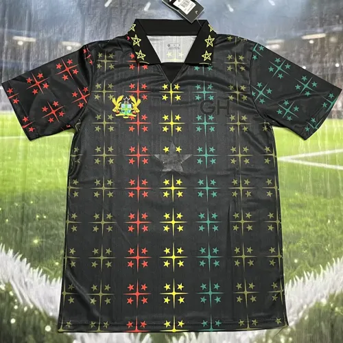 26-27 Ghana Black Special Edition Fans Training shirts