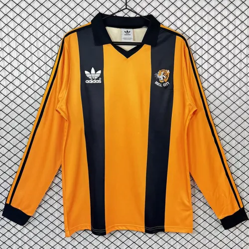 1981-1982 Hull City Home Long Sleeve Retro Soccer Jersey